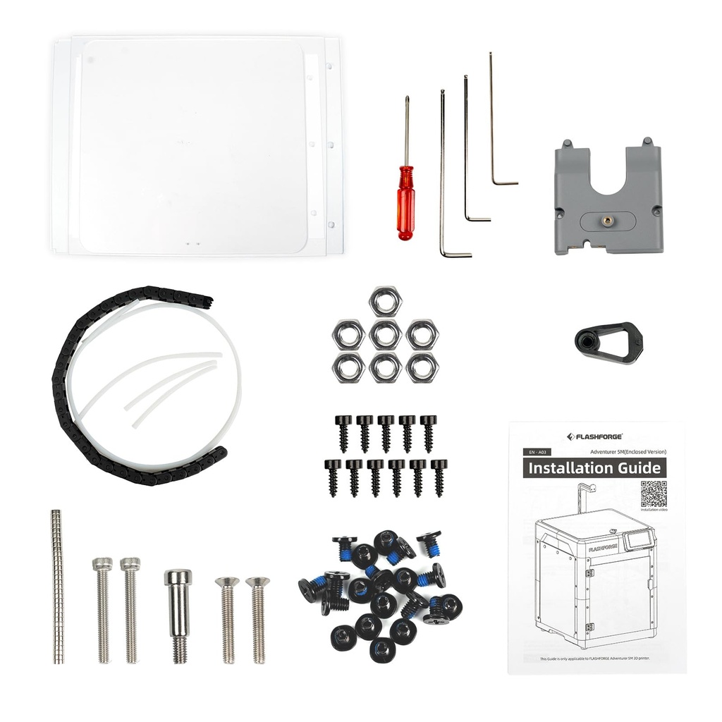 FLASHFORGE Adventurer 5M Enclosure kit, DIY Design, Suitable for Printing 