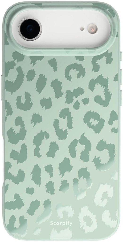 SCORPIFY for iPhone 17 Air Case [Compatible with MagSafe] with Matte Fog Leopard Cheetah Print