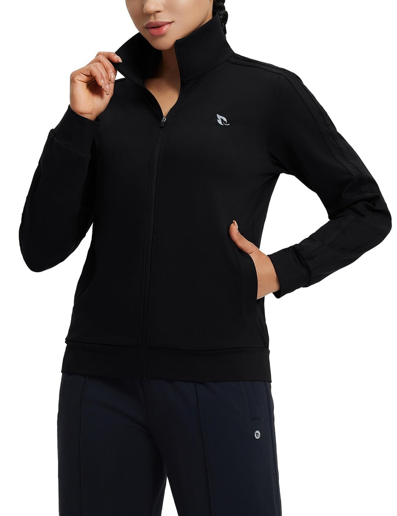 baleaf Women's Fleece Running Jacket Full Zip Warm Sweatshirts Jacket Winter SIZE XL