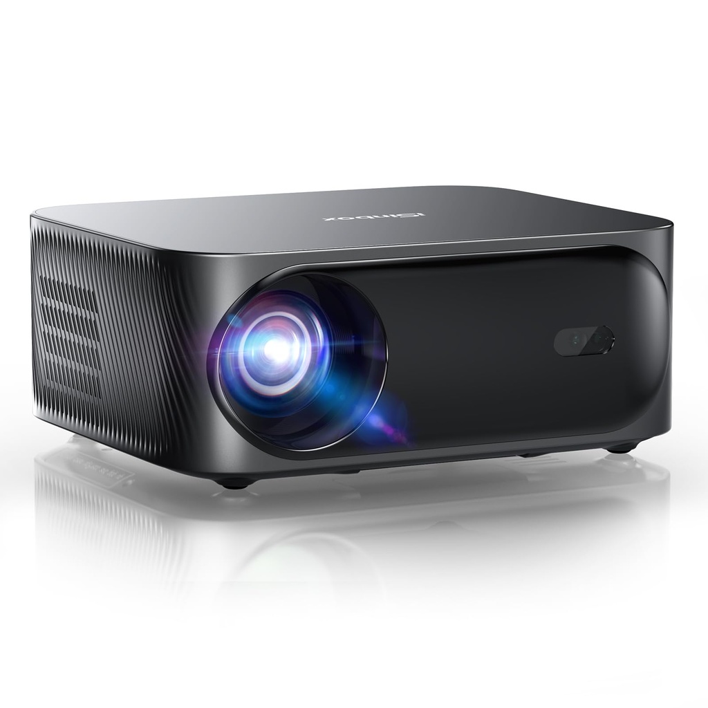 Smart 4K Projector, 30000 Lumen iSinbox WiFi6 Bluetooth Portable Projectors