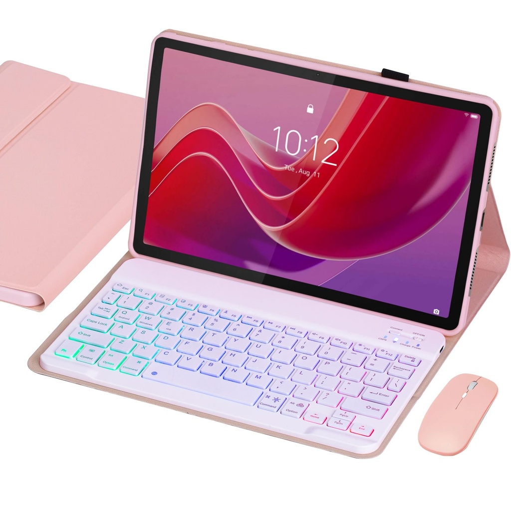 VLEAQC Keyboard Case for Lenovo Tab M11 / Tab K11 LTE 11" 2024 Ã¢Â€Â“ Detachable Wireless Bl