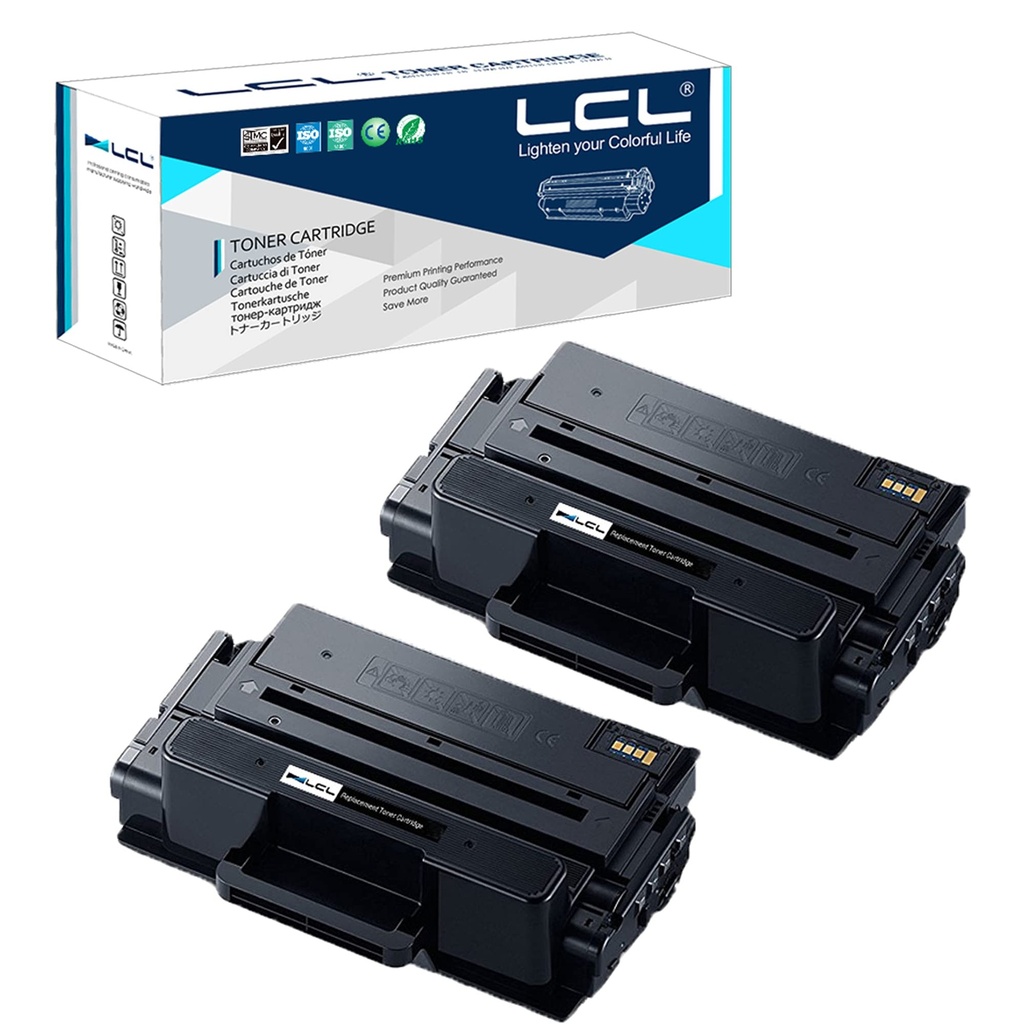 LCL Compatible Toner Cartridge MLT-D203E 10000 pages (2 Black) Replacement for Samsung ProXp