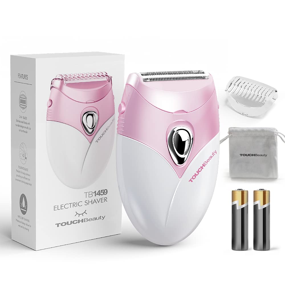 TOUCHBeauty Lady Shavers for Women, Electric Razor for Women & Facial Hair Remover, Painless