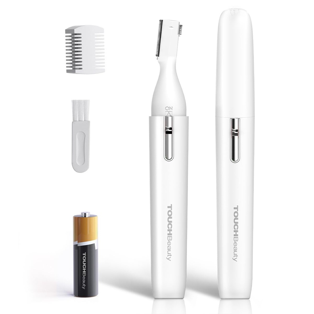 TOUCHBeauty Electric Eyebrow Trimmer, Eyebrow Hair Remover, Painless Facial Hair Trimmer for