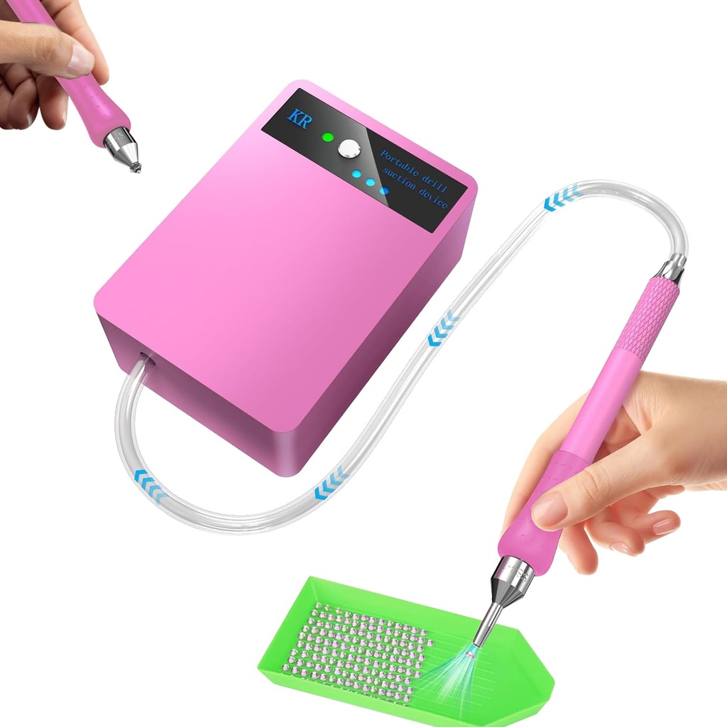 Electric Diamond Painting Pen, Vacuum Diamond Paint Pen with 3 Adjustable Suction Level, Di