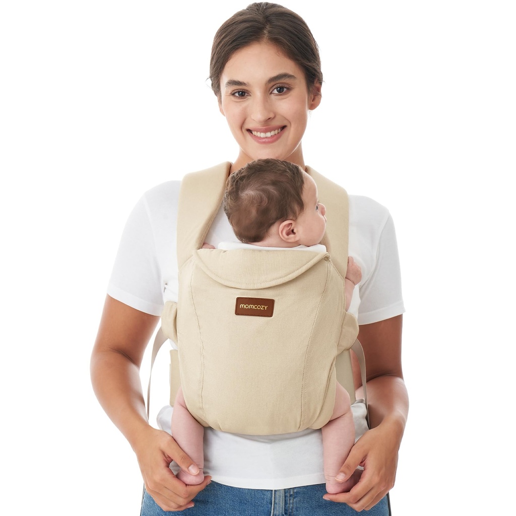 Momcozy Newborn Carrier WeeSnug- Lightweight and Cozy Comfort for 3.2-11.3kg, Ergonomic Cro