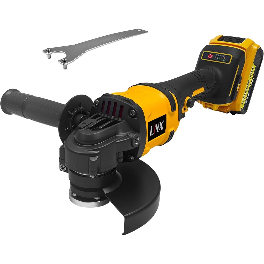 Brushless Cordless Angle Grinder Compatible with DEWALT 20V MAX Battery, 4 Inch Power Grinde