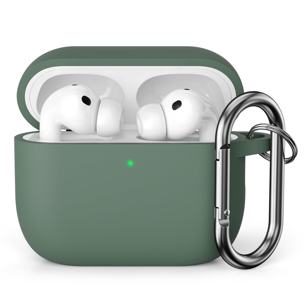 KOKOKA Silicone Case Compatible with Airpods Pro 3 2025 Case Cover, Front LED Visible, Soft