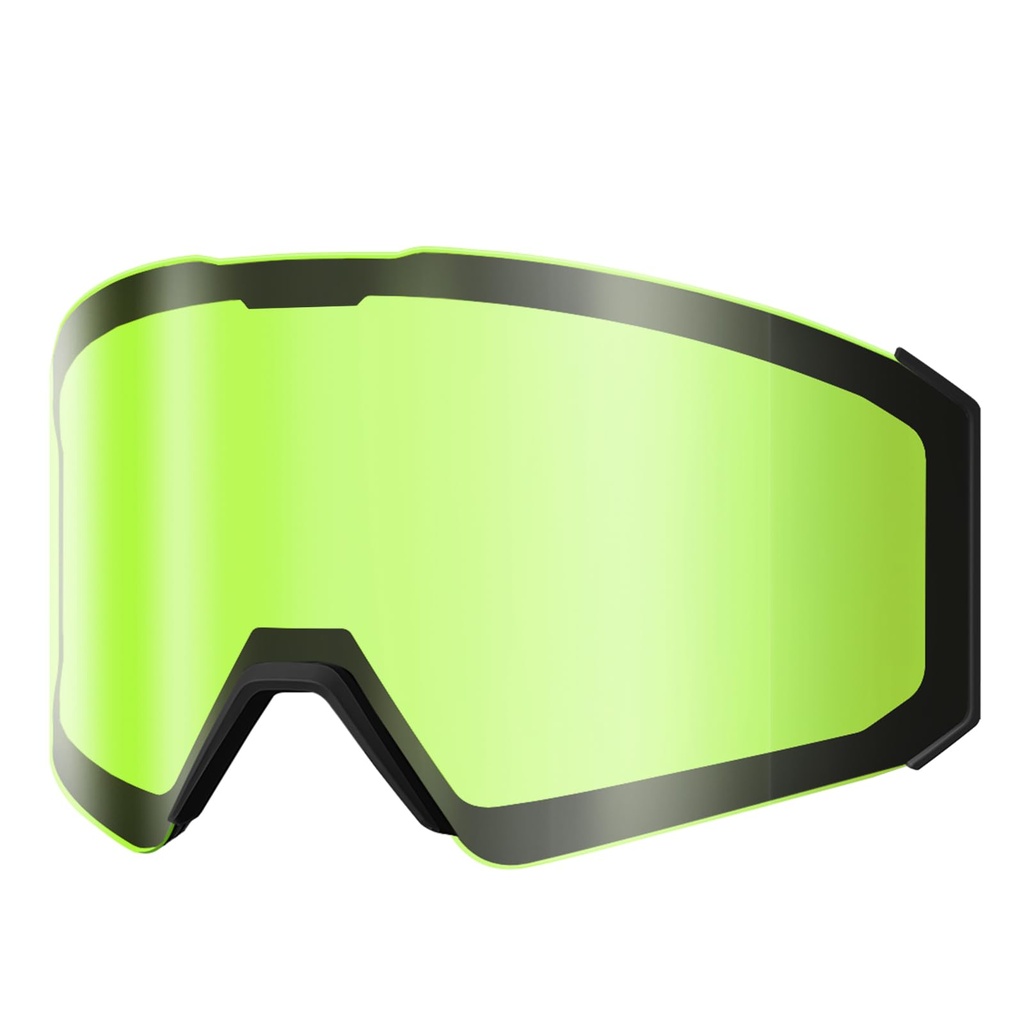 OutdoorMaster Falcon Ski Goggles Lens by ZEISS, OTG Snowboard Goggles Anti-fog, Magnetic In