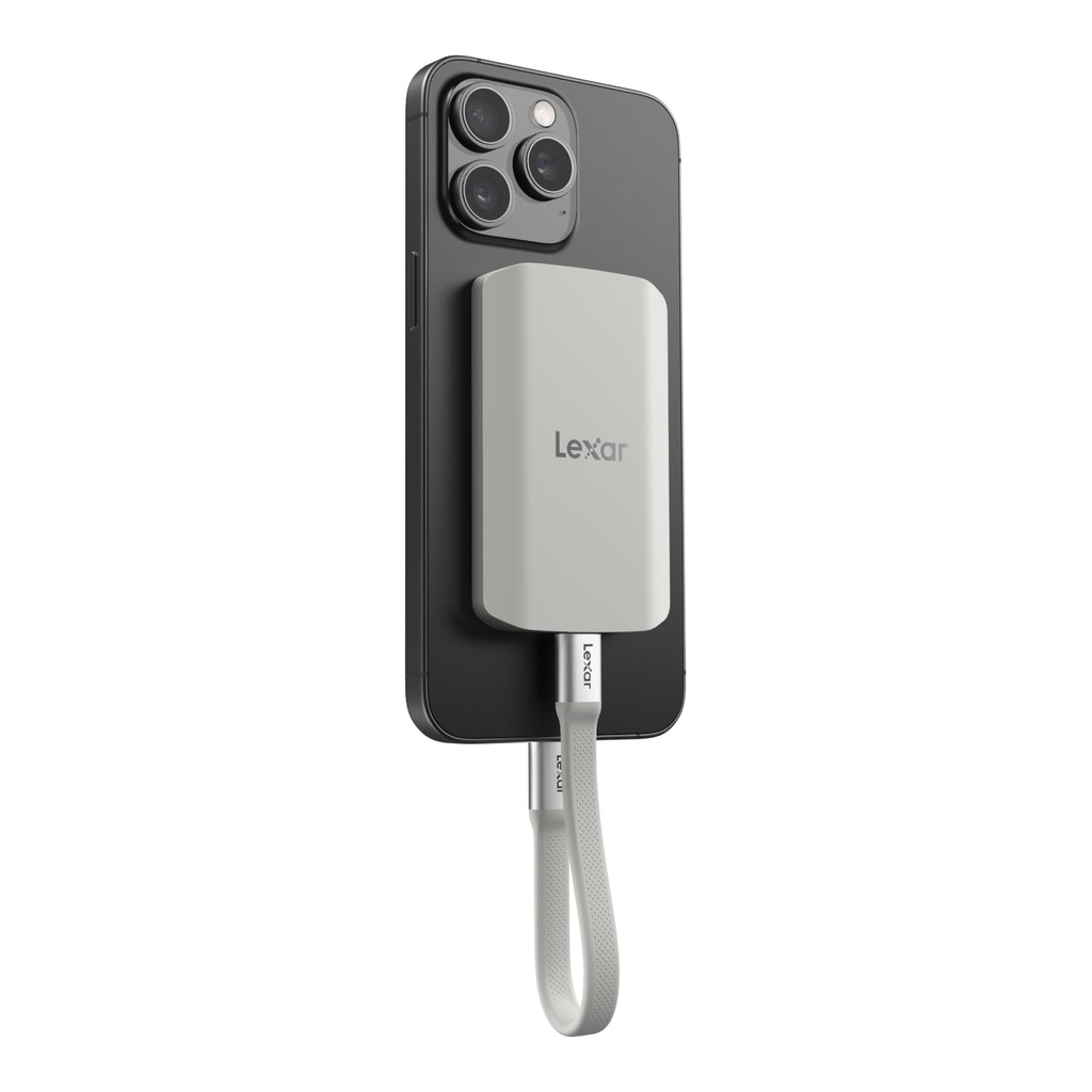 Lexar ES5 Portable SSD 2TB, USB 3.2 Gen2x2 up to 2000MB/s Read and Write, IP65, Magsafe Ext