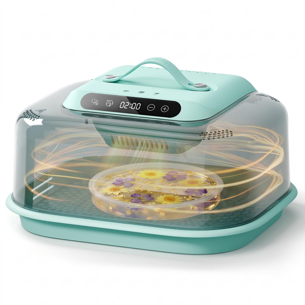 Resiners Resin Curing Machine G3 with UV Resin Light, 2-in-1 Uses, Auto Curing 2H/1Min, Adj