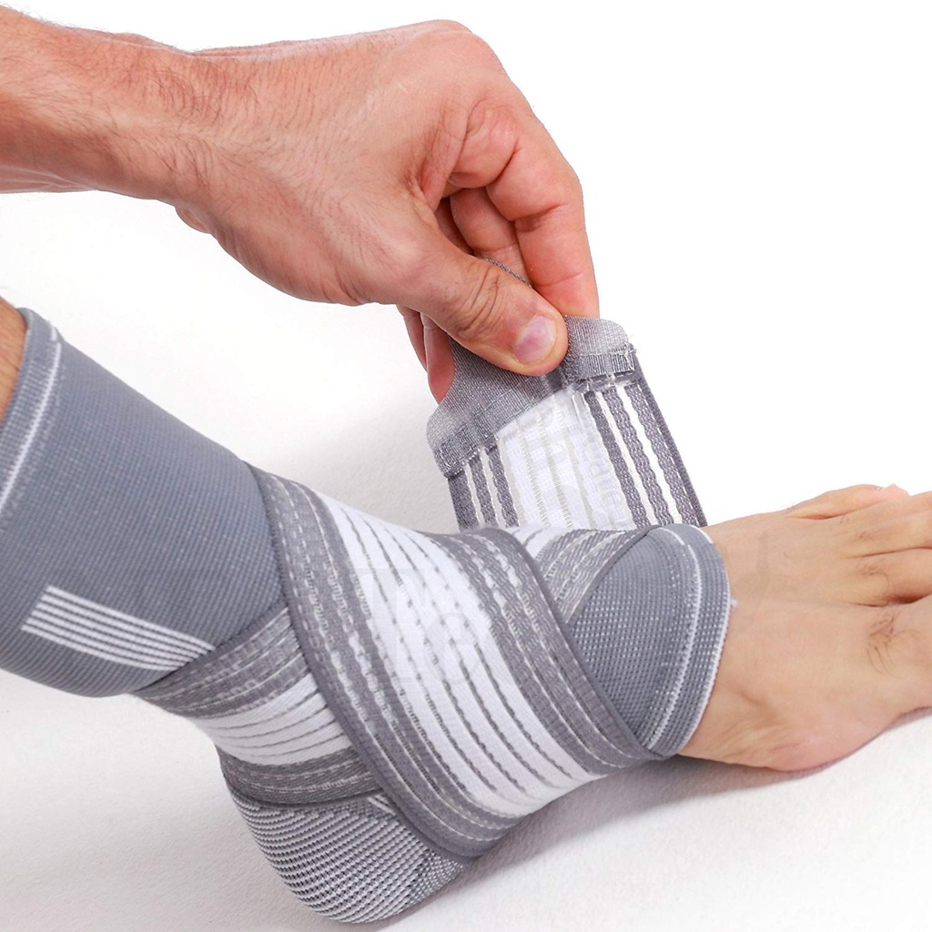 Neotech Care Ankle Brace Support - Elastic & Breathable Fabric - Adjustable Compression Str