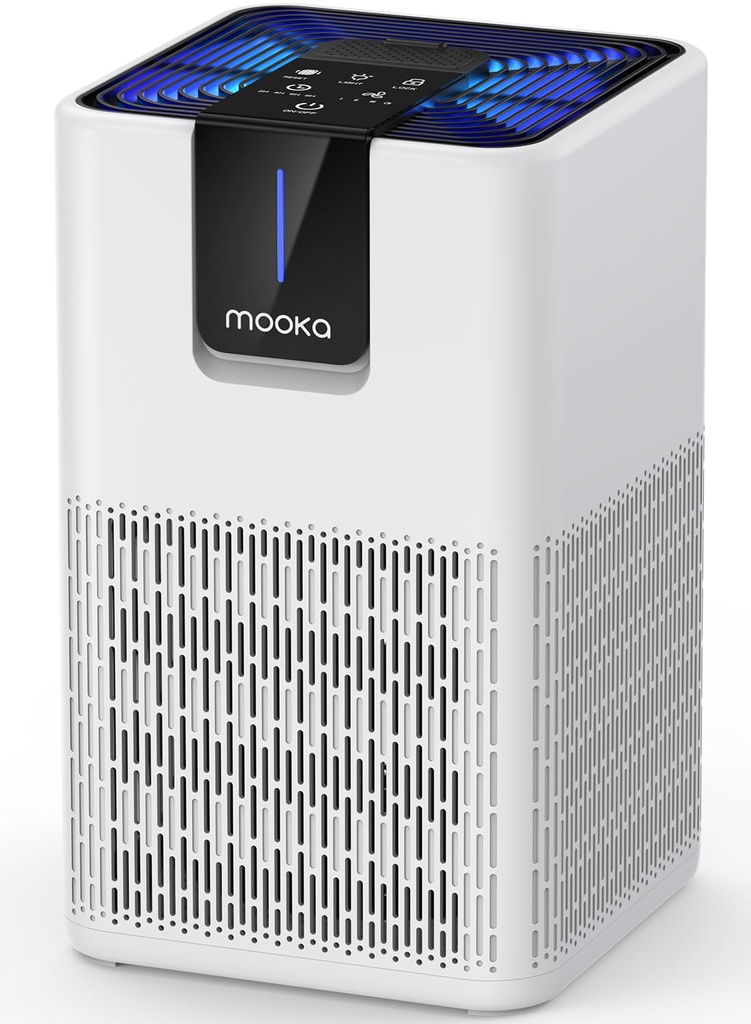 Air Purifiers for Home Large Room Up to 1250 Ft²,MOOKA H13 HEPA Air Purifier for Pets 