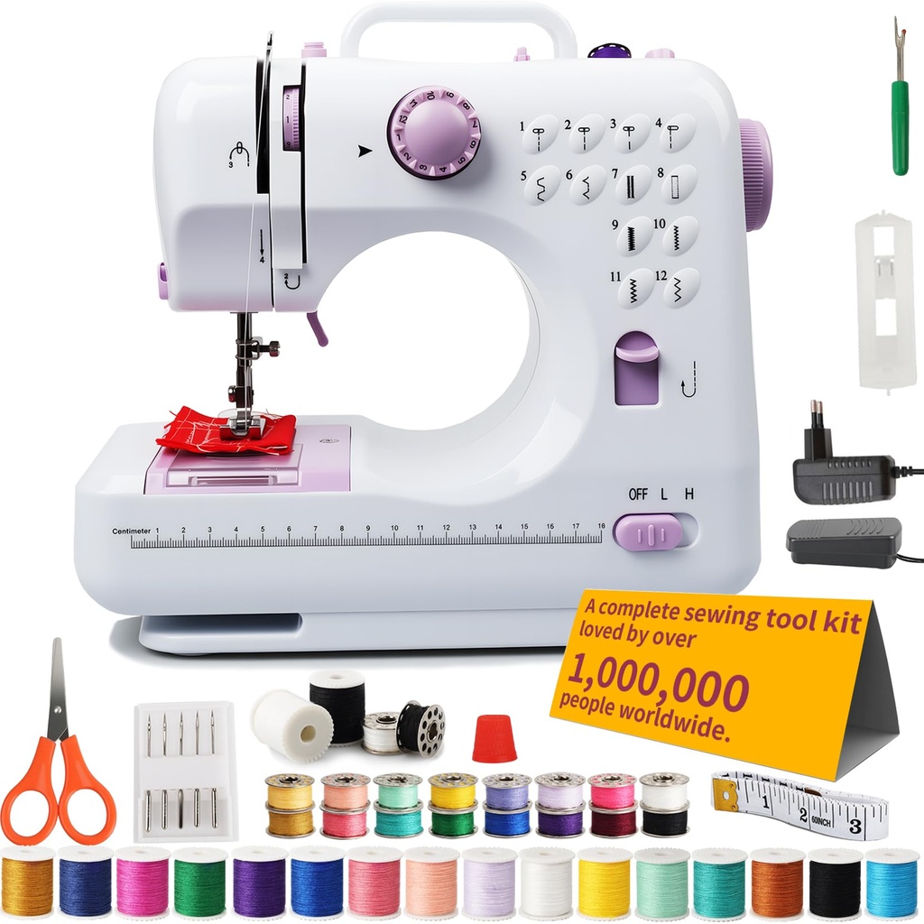 BRICH Kids Sewing Machine - Portable Electric Sewing Machine for Beginners 