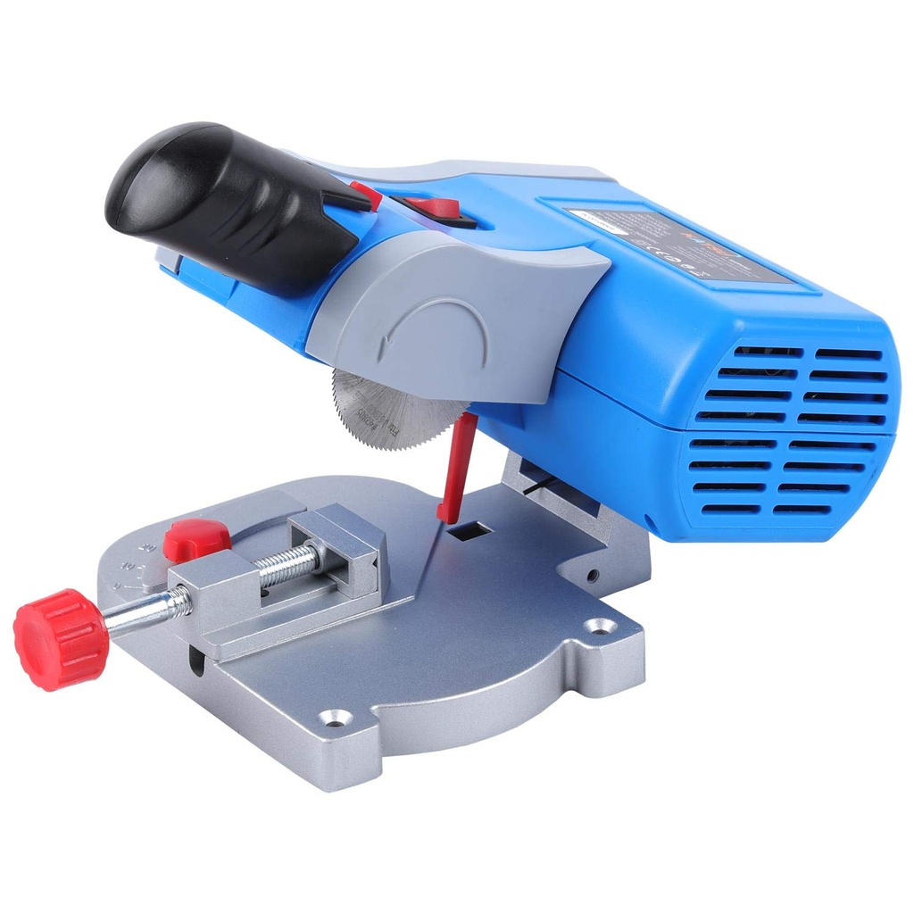 KATSU Mini Cut Off Machine, 90W Portable Mitre Saw with 50mm Steel Cutting Blade 