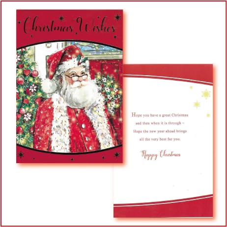 Mixed Box 12 Designs x 12 Packs, 3kg+ Individually Wrapped Christmas & New Year Cards