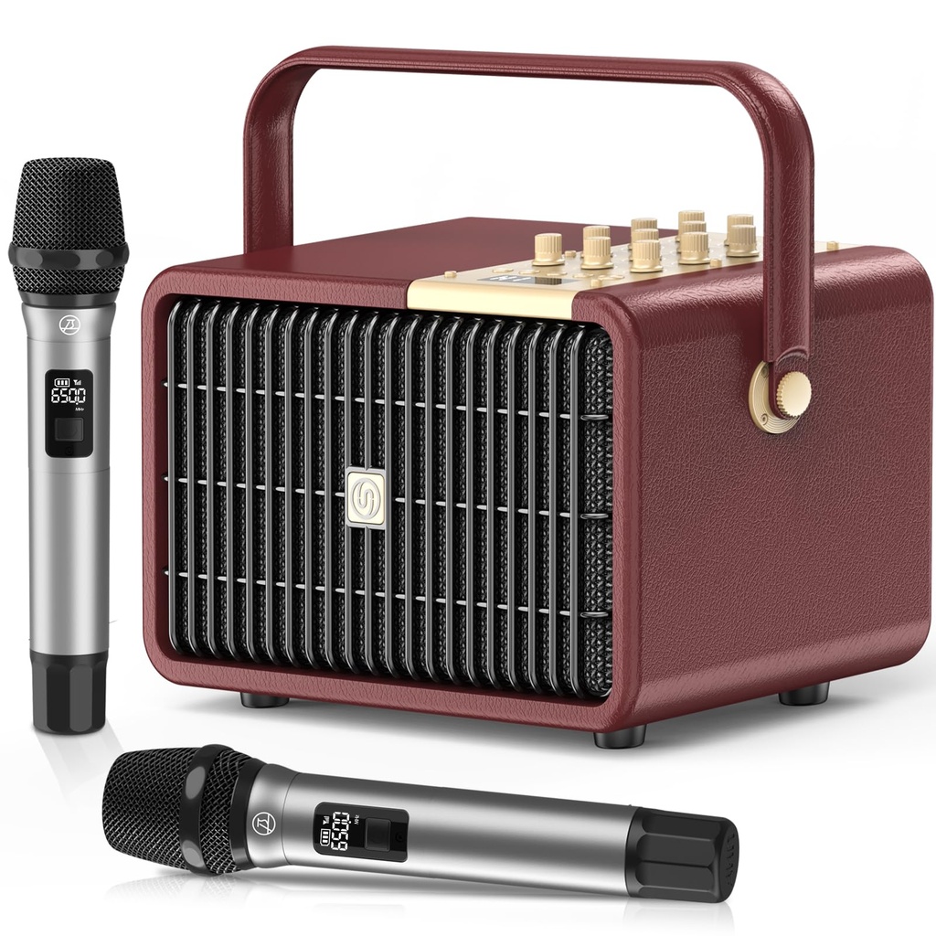 SUPNIU 320W Peak Power Karaoke Machine with Rich Deep Bass for Adults Portable Bluetooth