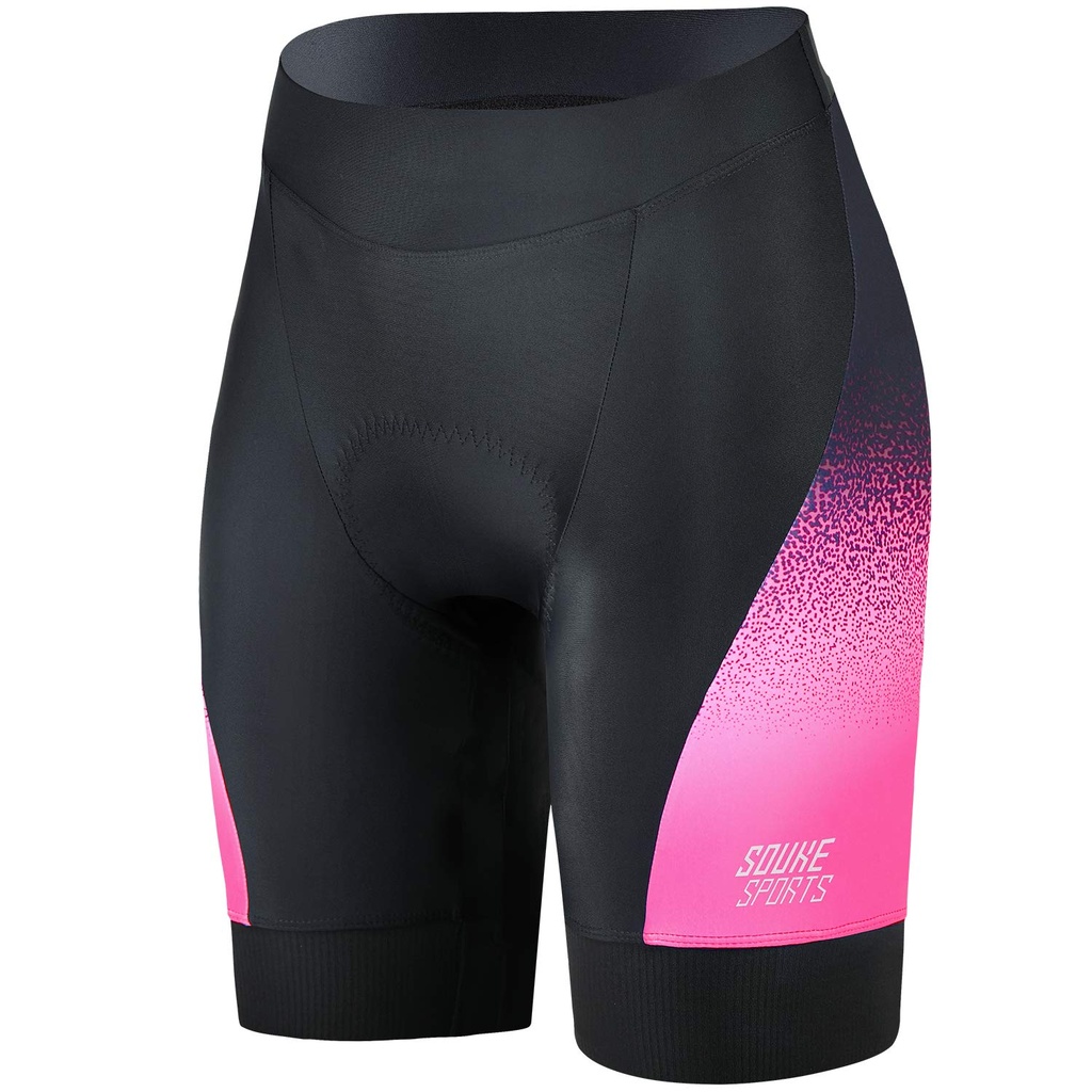 Souke Sports Women's Cycling Shorts 4D Padded Mountain Bike Shorts Breathable Bicycle Short