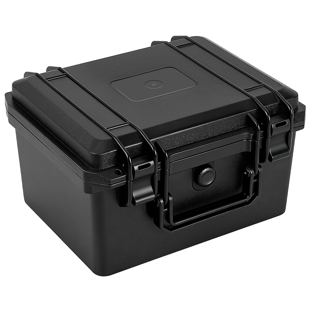OUUTMEE Hard Case, Protective Camera Hard Case with Foam, IP67 Waterproof Carrying Lock Sto