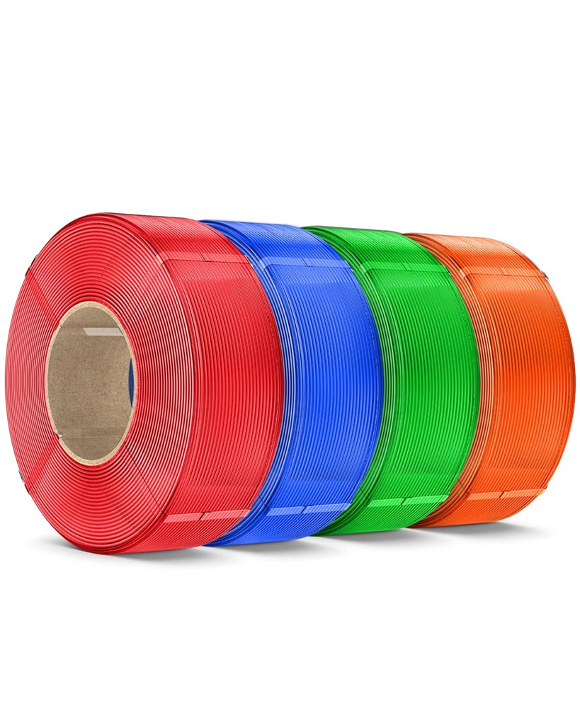 SUNLU PLA+ Filament Refill 1.75mm 4KG, No-Spool PLA Plus Refill for Reusable Spool, Compati