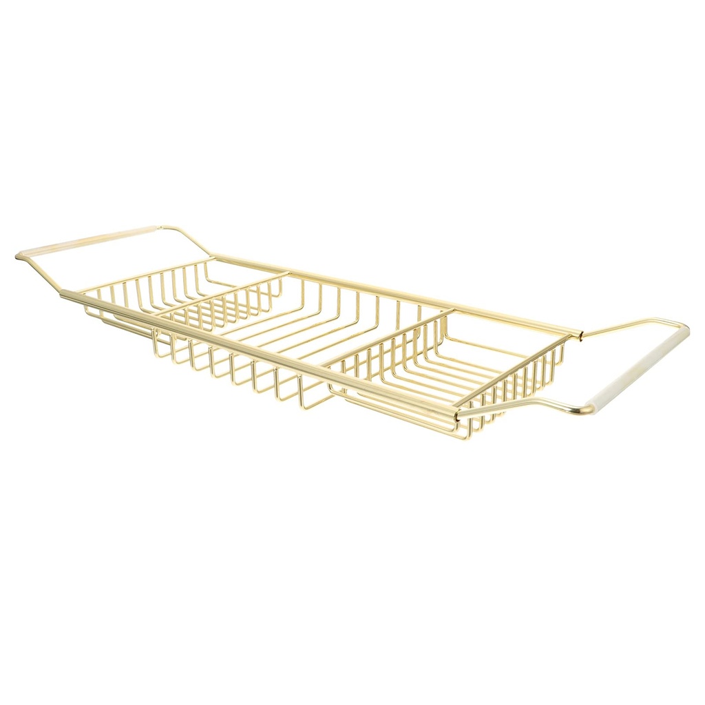 Cabilock Telescopic Stainless Steel Bath Rack with Anti-Slip Design Adjustable over Bathtub