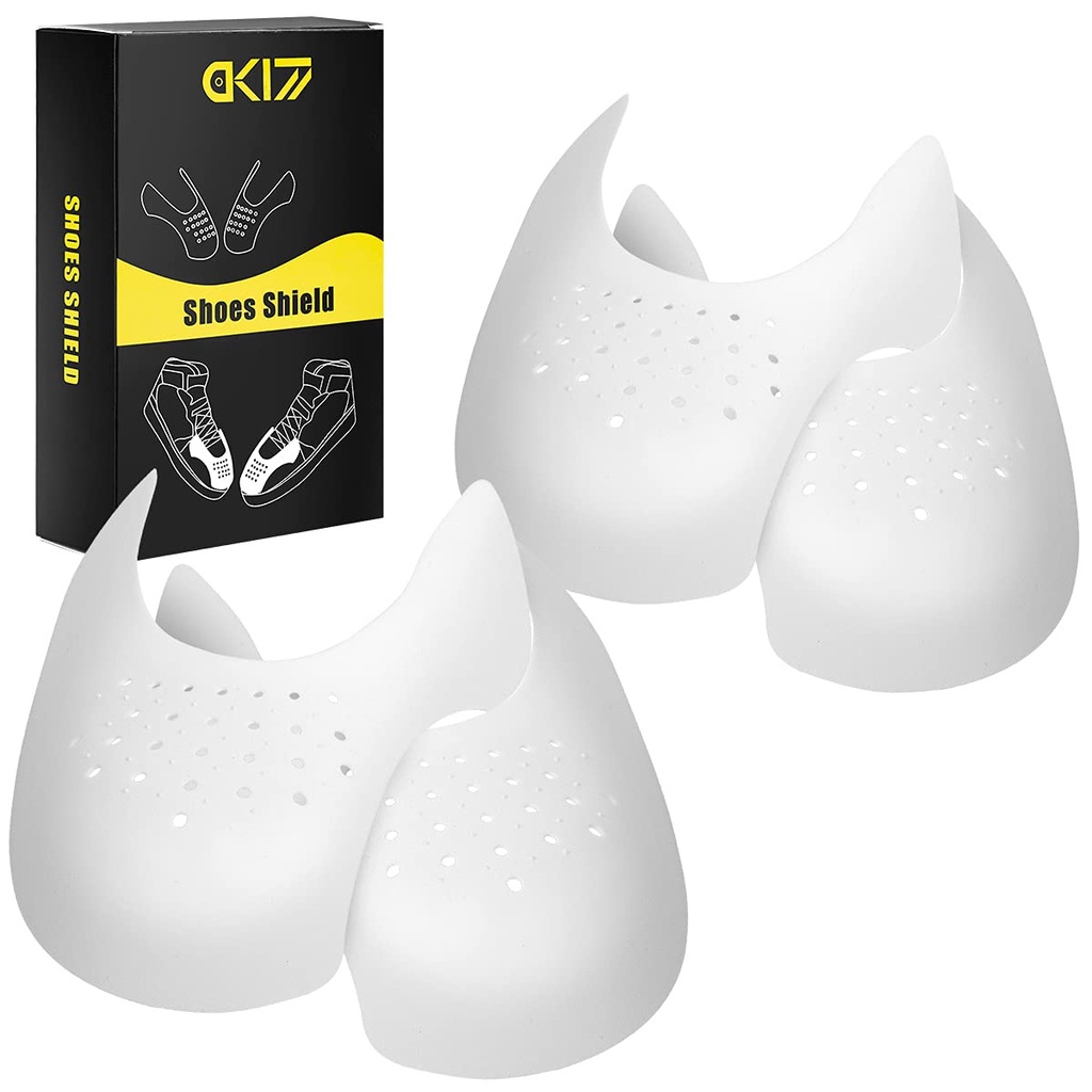 DK177 2 Pairs Sneaker Crease Protectors, Against Toe Box Shoe Creases, Anti Wrinkle Sneaker
