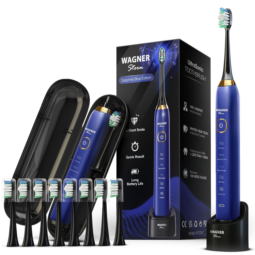 Wagner Stern Sapphire Blue Edition ultrasonic whitening Electric Toothbrush 