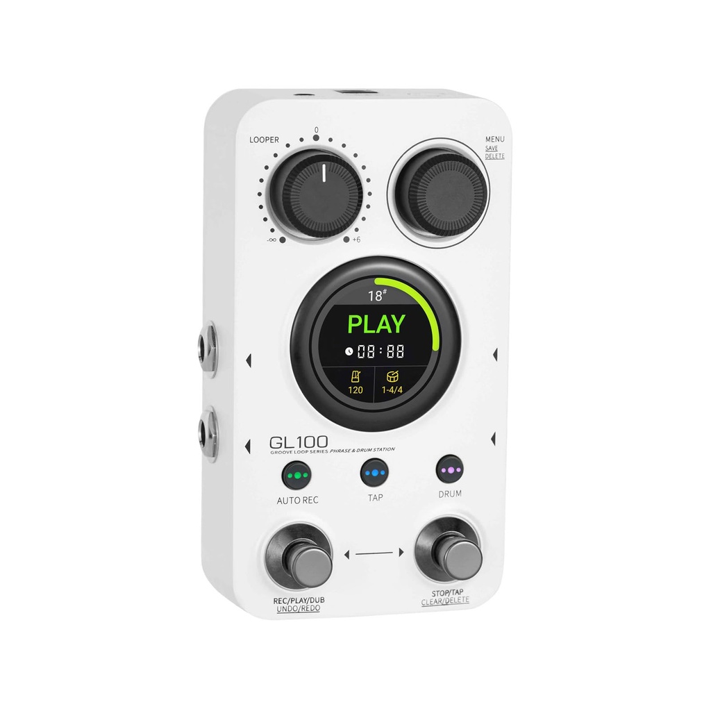 Kavolet MOOER Looper Pedal Drum Machine Multi-Purpose, 300 Minutes Recording Capacity