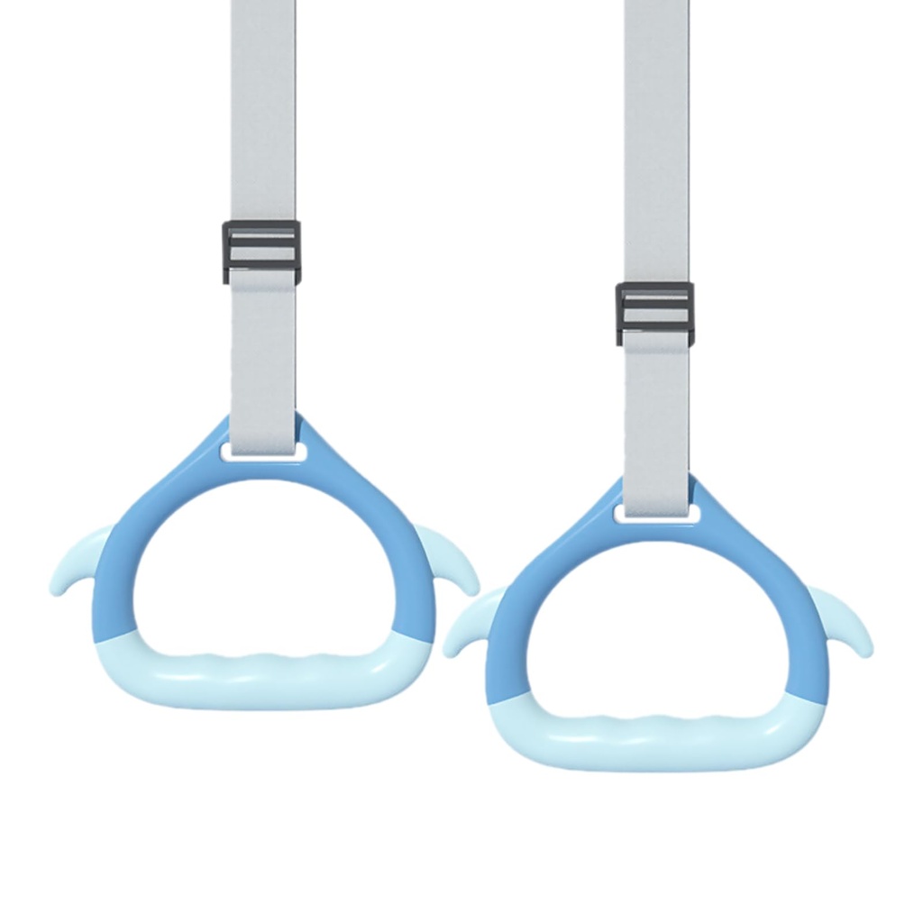 EACHPT Gymnastics Rings for Kids, Childrens Home Fitness Training Equipment Gymnastic Rings