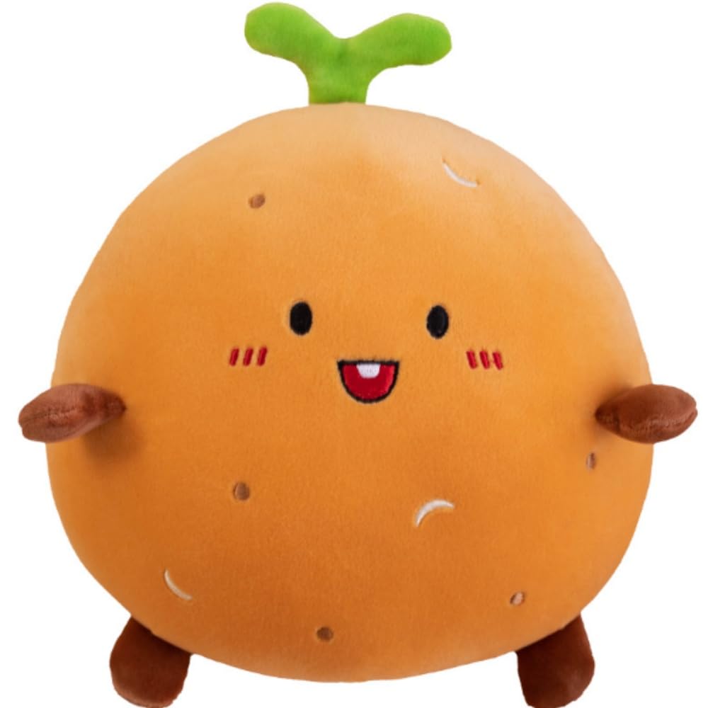 OUKEYI 23cm Potato Plush Toy, Stuffed Potato Decompression plush toy pillow, small potato/t