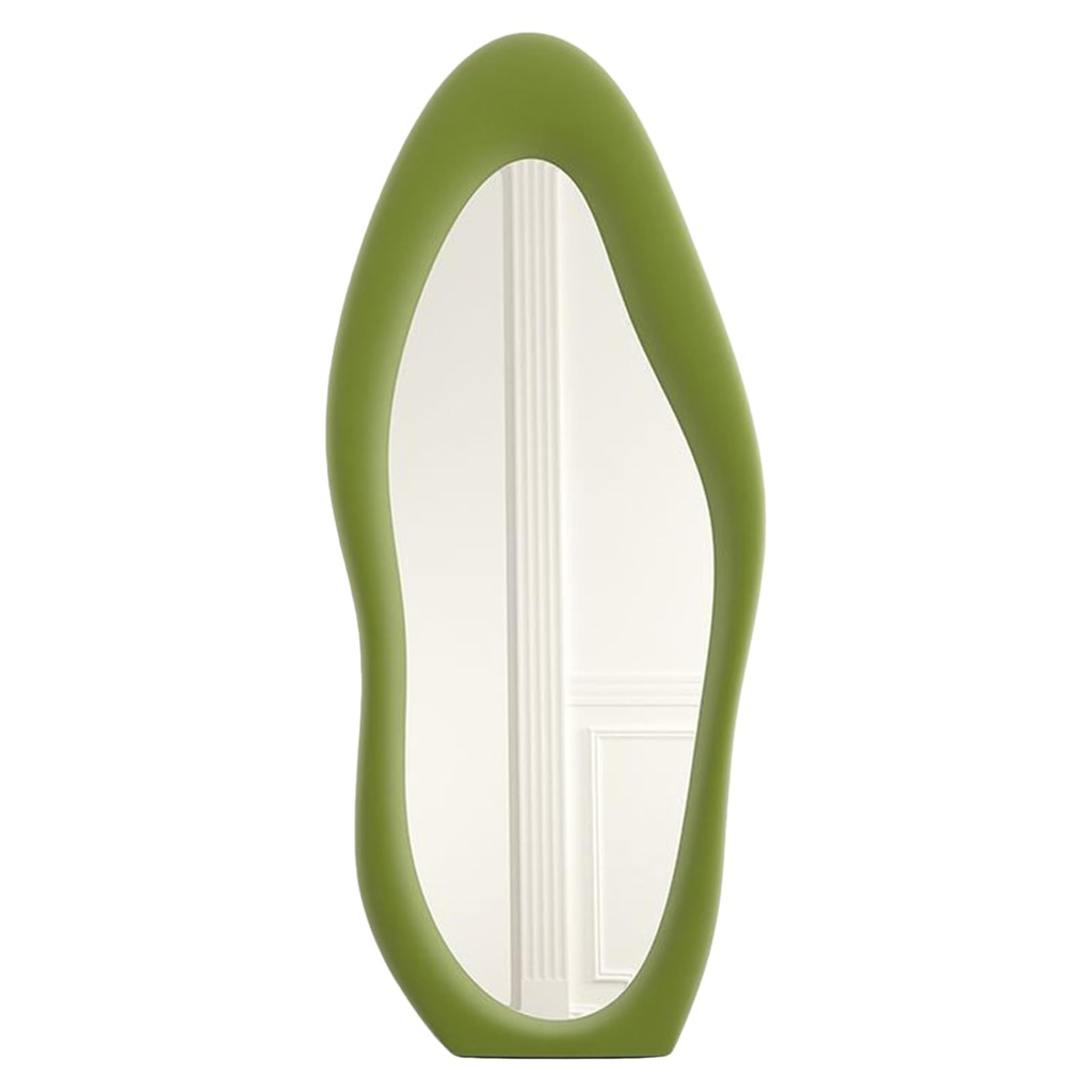 maxant Irregular Wavy Mirrors, Asymmetrical Mirror 168X68 cm Arch Floor Standing Mirrors ar