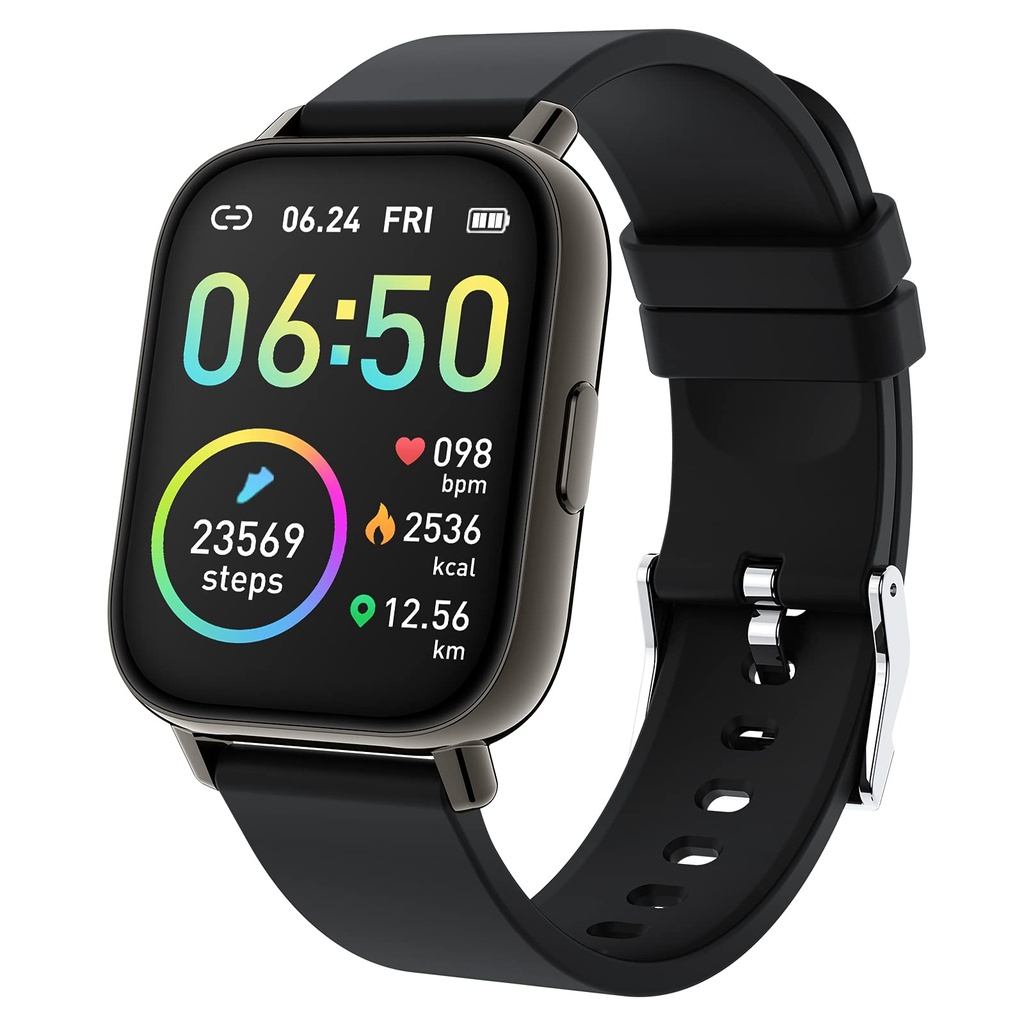 Smart Watch, Fitness Tracker 1.69" Touch Screen Fitness Watch with Heart Rate Sleep Monitor,