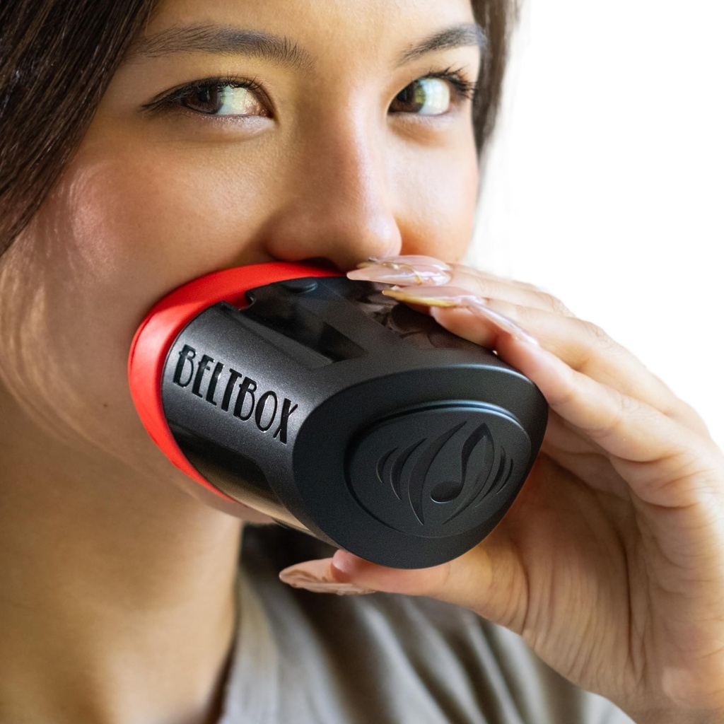 BELTBOX 3.0, Portable Vocal Dampener for Singers, Performers & Actors, Waterproof with Carrier Case