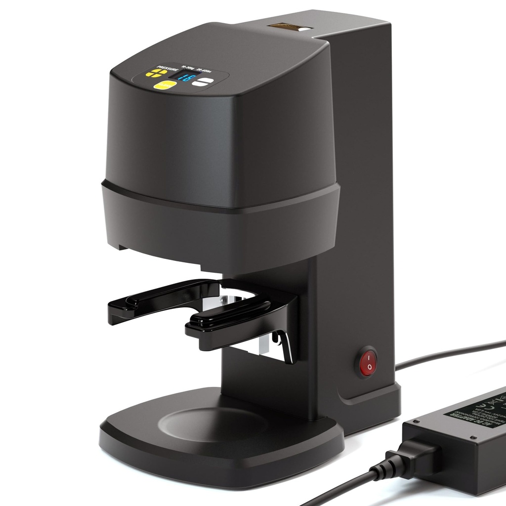 Automatic Tamper, Electric Espresso Tamper 58mm, 10-30Kg/22-66LBS Pressure Adjustable, Heig
