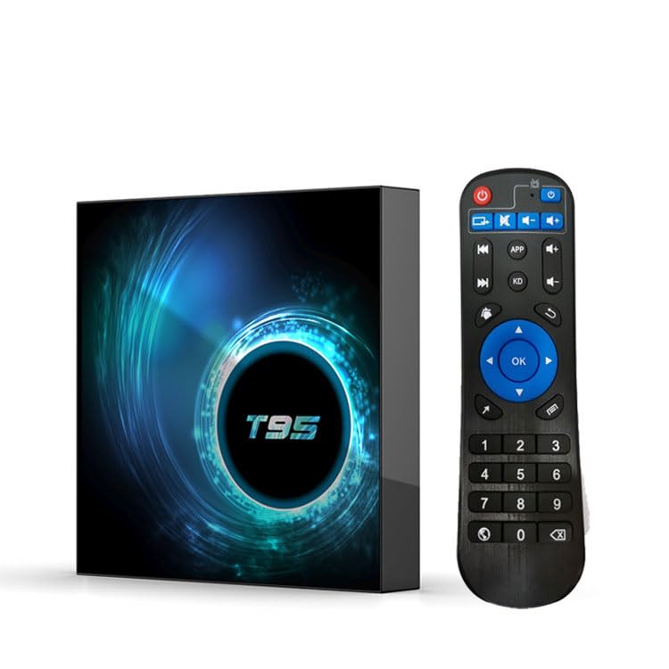 T95 Android TV Box Allwinner H616 Quad-Core, 4GB RAM 64GB Storage, Android 10.0, 4K