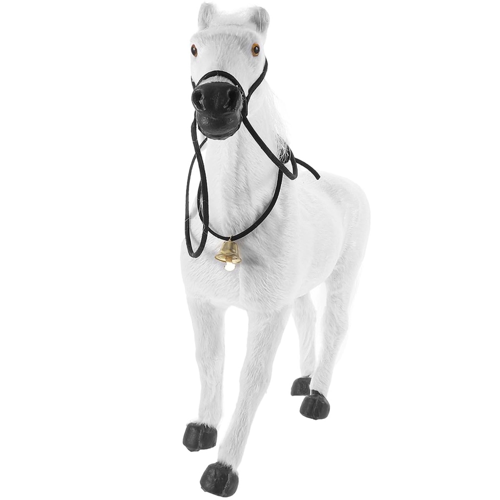 Abaodam Horse Model Decorative Simulation Animal Figurine 12.99In Lifelike Horse Statue for
