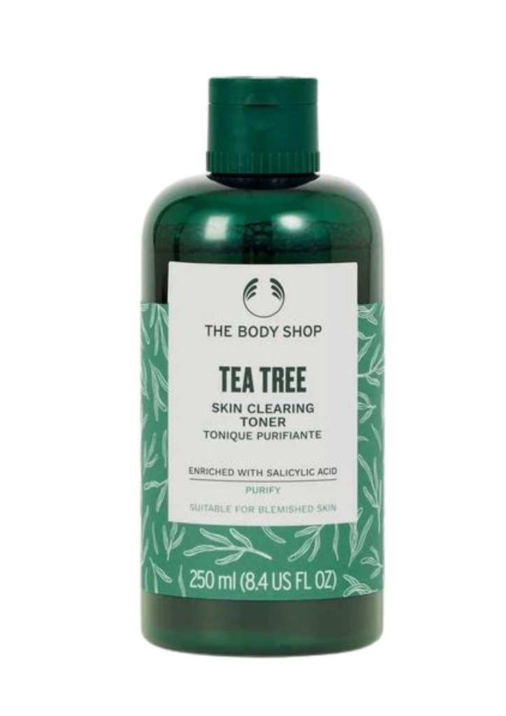 The Body Shop Tea Tree Skin Clearing Toner (1x 250ml), Purifying Toner for Oily, Blemish-Prone skin