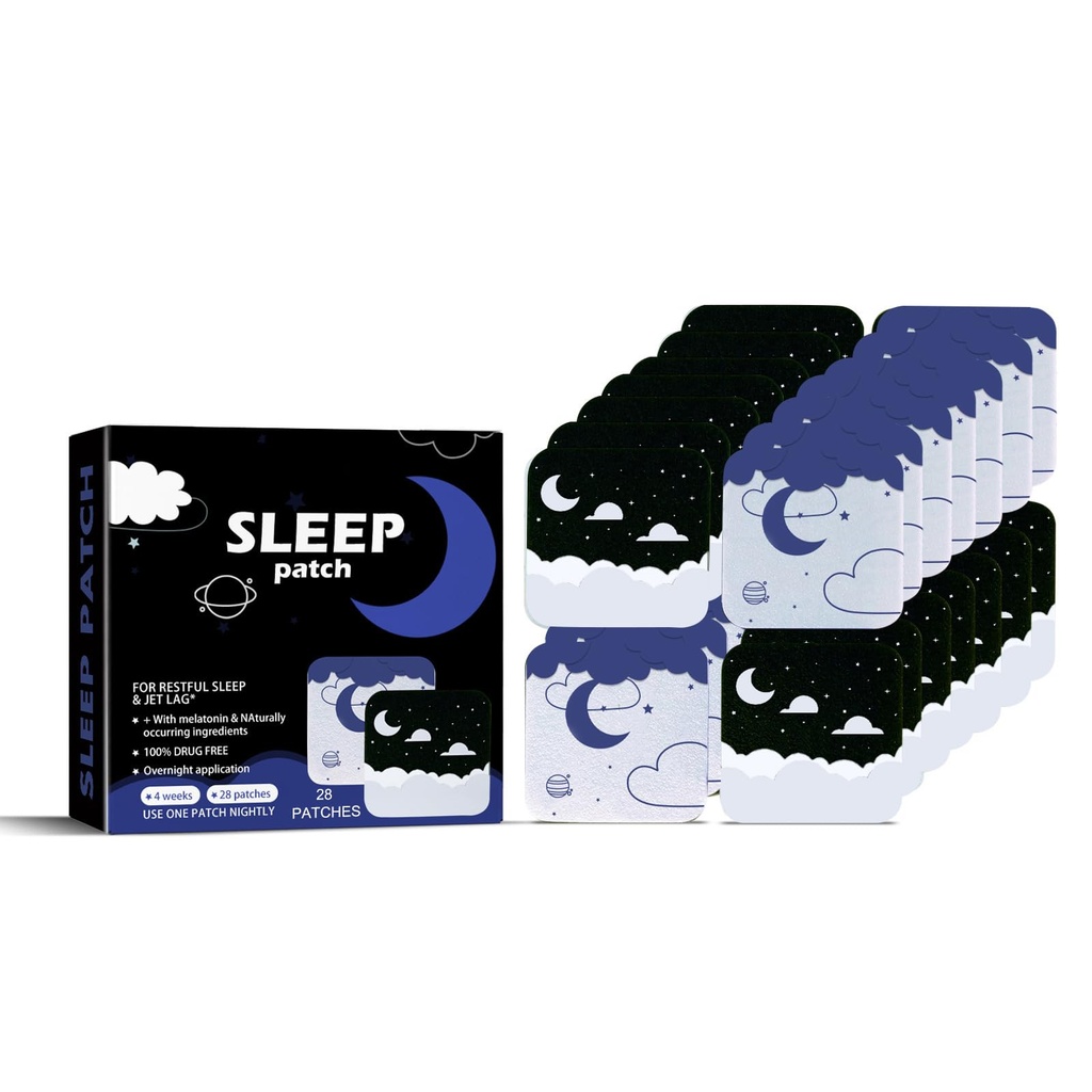 Lavender Sleep Patches for Adults, Melatonin Patches to Support Relaxation, Natural Sleep S