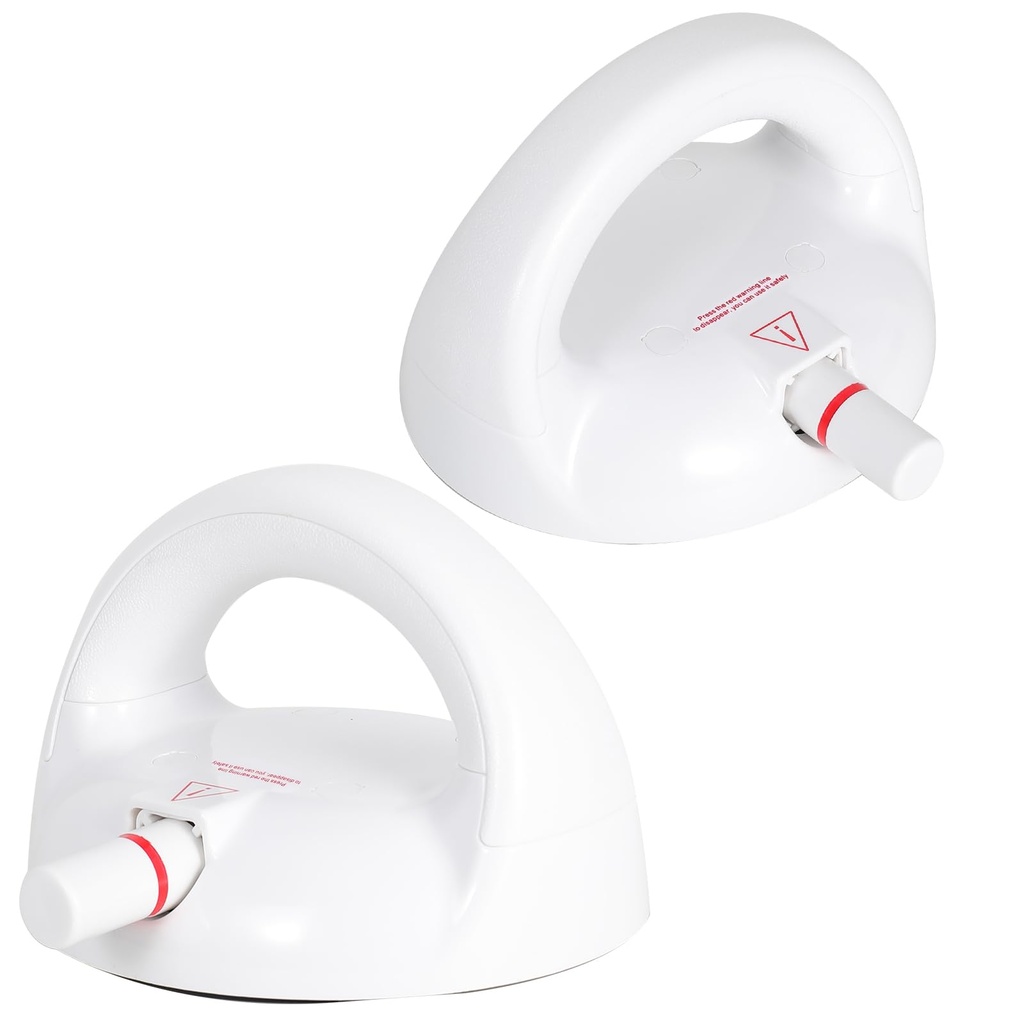 Grab Bars Suction Cup for Bathtubs and Showers 5 Inches, 418 Pounds Load Capacity, Upgraded