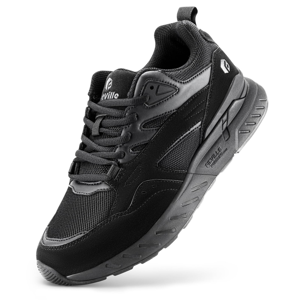 FitVille Womens Extra Wide Fit Trainers Lightweight Walking Running Shoes Ladies Breathable - UK 5