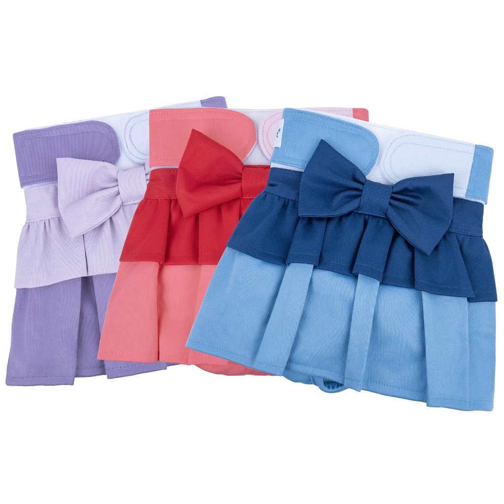 Pet Soft Dog Nappies Female - Washable Period Season Pants for Female Dogs Pets, 3Pack Supe