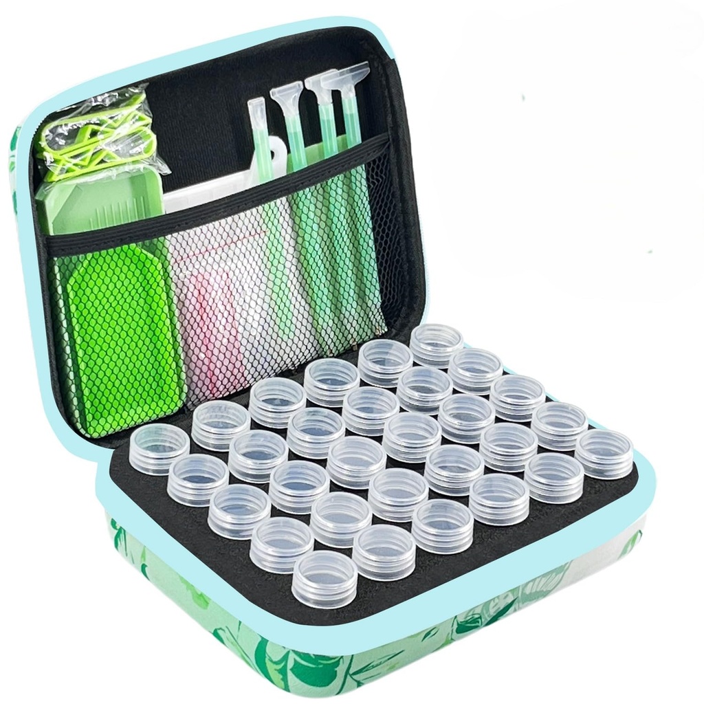 LIRUNQIU Diamond Painting Storage Containers, 240 Slots Diamond Art Accessories and Tools 