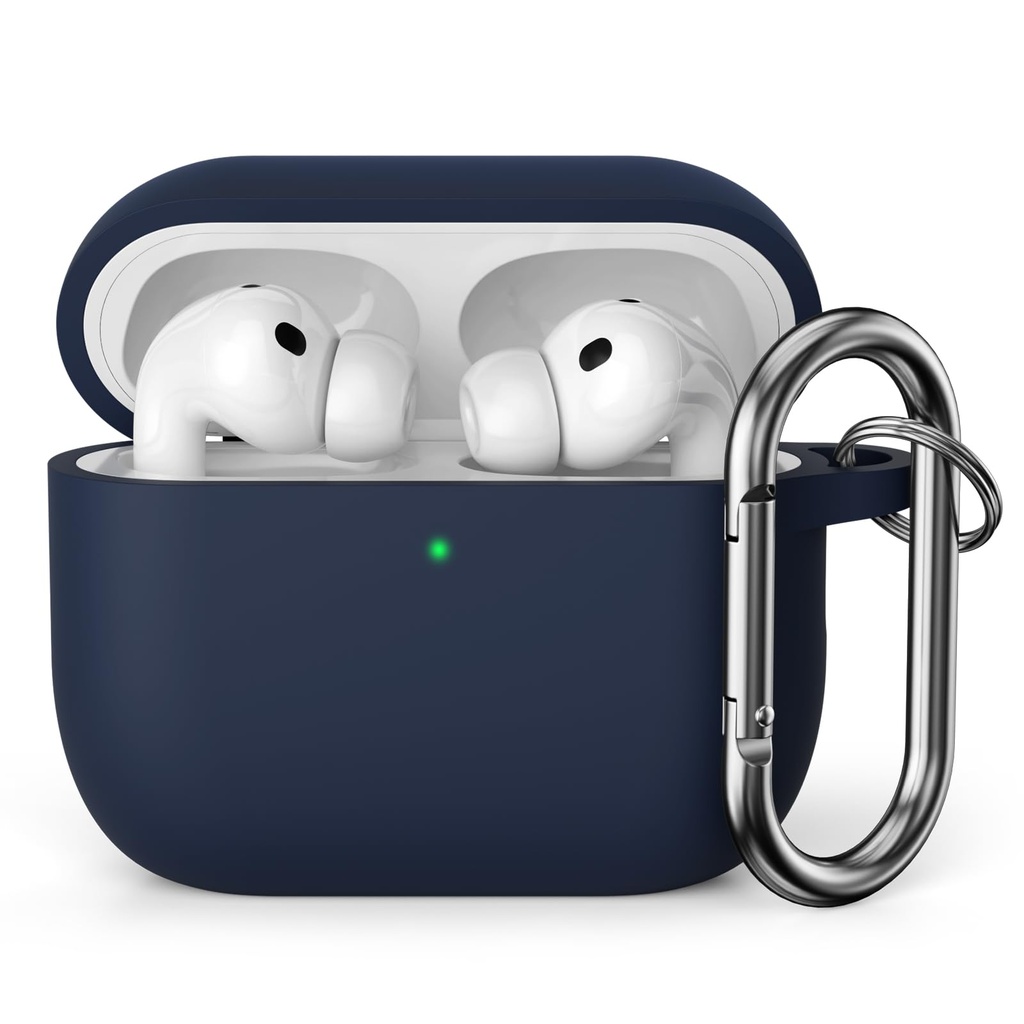 KOKOKA Silicone Case Compatible with Airpods Pro 3 2025 Case Cover, Front LED Visible, Soft