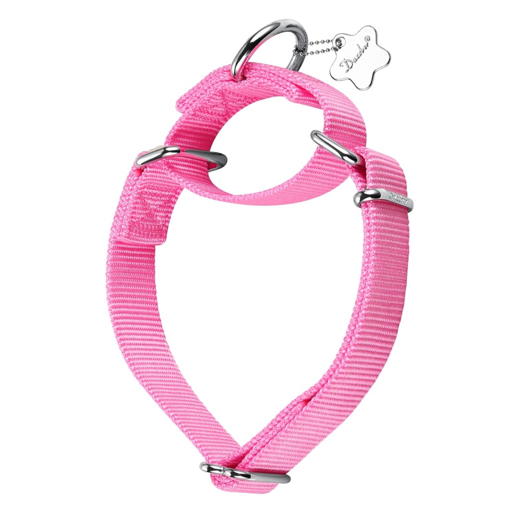 Dazzber Martingale Dog Collars - Heavy Duty Nylon Anti - Escape Pet Collar for Medium and L