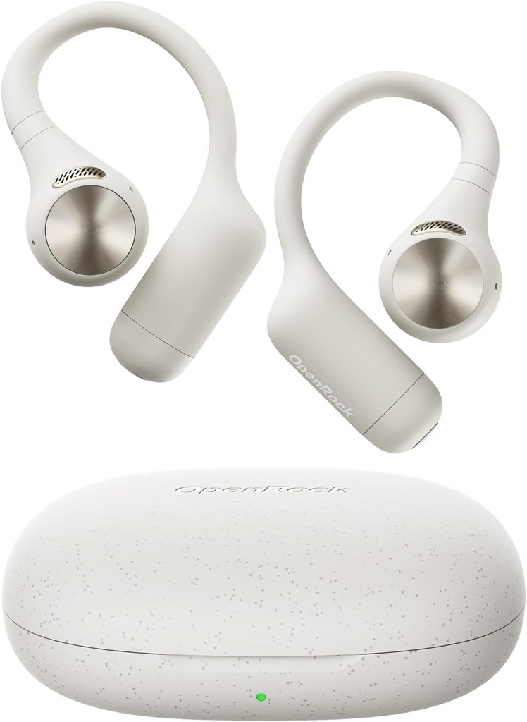 OpenRock S2 Open Ear Headphones, Ultra-Light Hook-Clip Design, Hi-Res LDAC Audio, Triple Wa