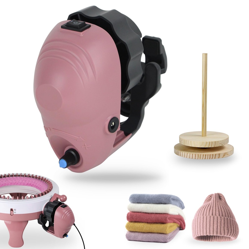 Tarotoo Knitting Machines Adapter with Yarn Holder, Electric Knitting Machines Adapter for