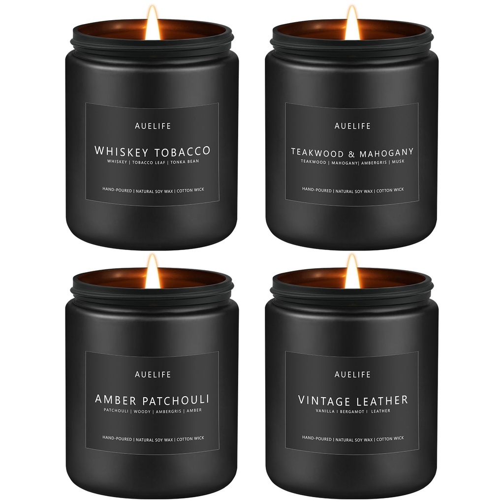 Scented Candles Set - 8 Pack Soy Jar Candle for Home Scented, Aromatherapy Candle Gifts for