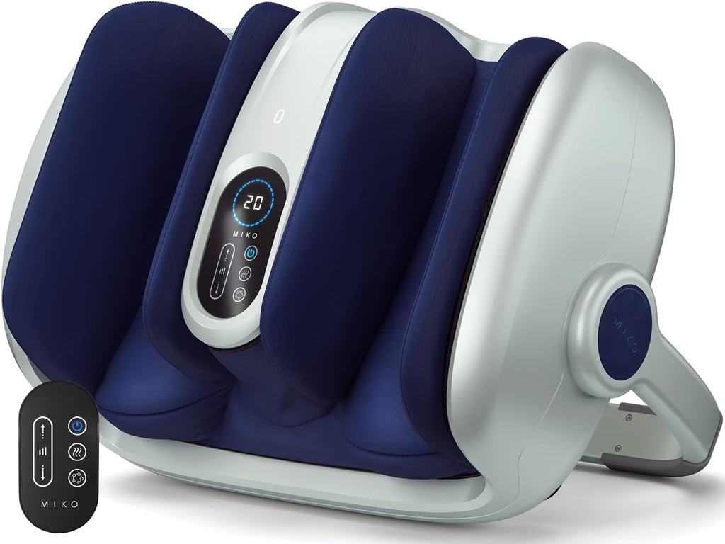 Miko Shiatsu Foot Massager Machine Deep Tissue Massage Improves Circulation, Blood Flow wit