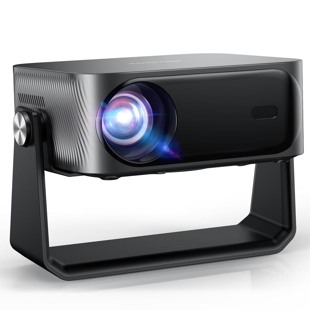 [1500 ANSI/Auto Focus & Keystone/Built-in APPs] 4K Outdoor Projector with Wifi and Bluetooth