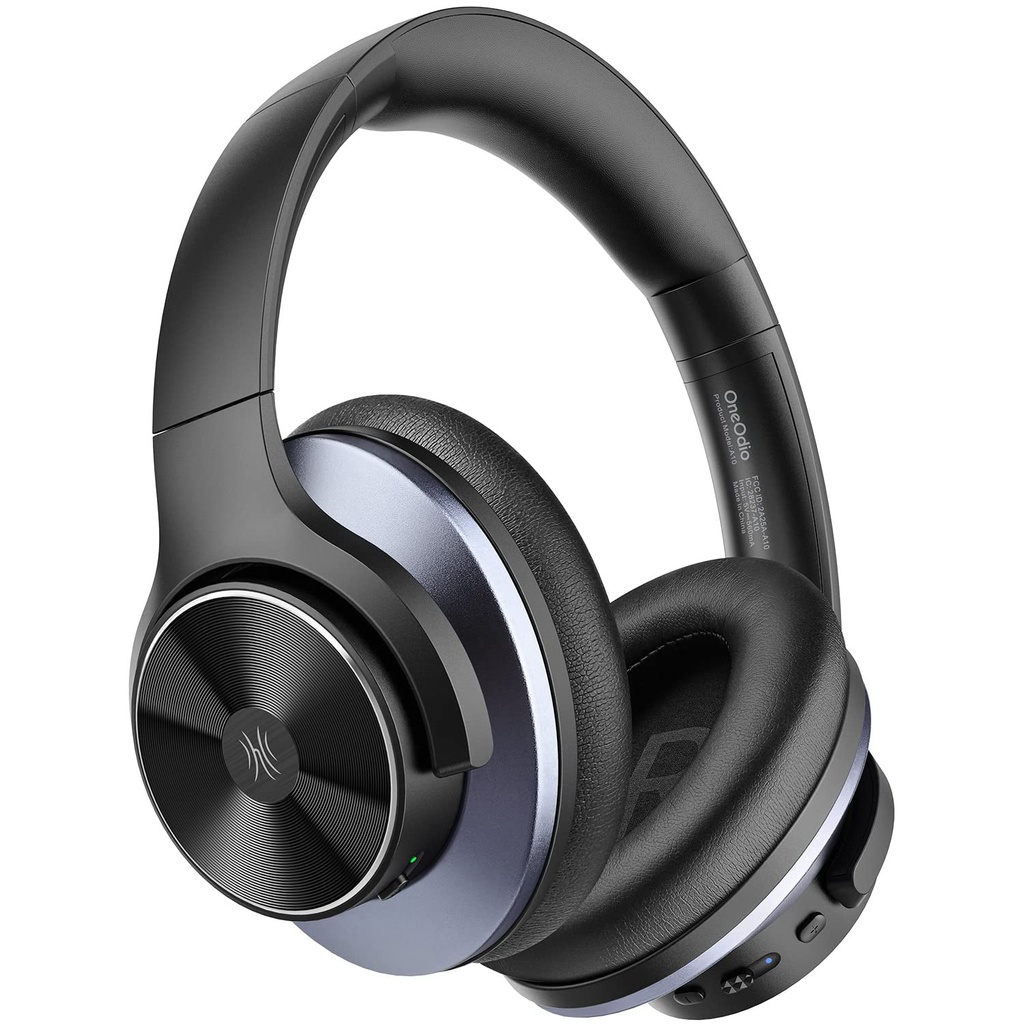 OneOdio A10 Hybrid Active Noise Cancelling Headphones [62 Hrs Playtime] Wireless Bluetooth